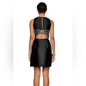 Kate Spade Little Black Dress With Rhinestone Back Cutout